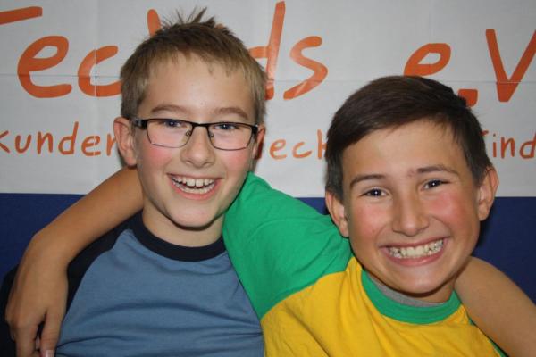 Daniel Bauer (11 Jahre) und Simon Bruder (10 Jahre)